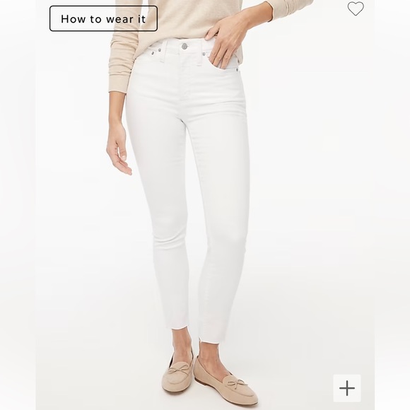J. Crew 10" high-rise skinny jean in signature stretch - Picture 1 of 5